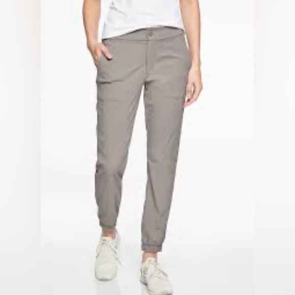 Athleta TREKKIE JOGGER gray size 4 gorpcore athleisure hiking camping sporty - Picture 1 of 6